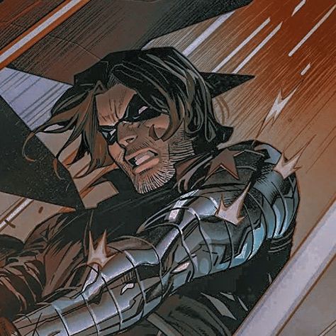 Bucky Barnes Comic Panel, Winter Soldier Bucky, Music On Spotify, Bucky Barnes Winter Soldier, Black Widow Marvel, Marvel Comic Books, Loki Thor, Marvel Comics Art, Marvel 3