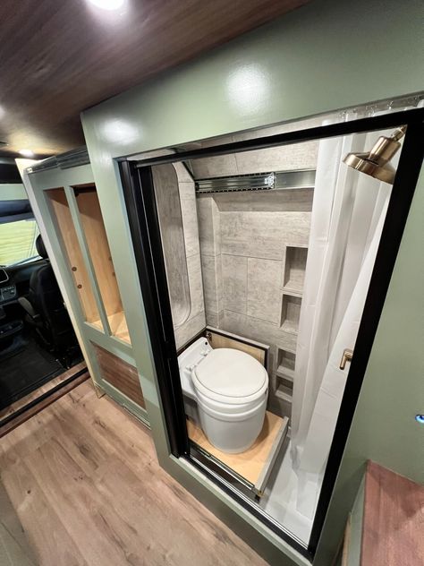 Ram Promaster Build With Modular Closet/Shower - Vanlife Trader Pull Out Wardrobe, Rock Wool Insulation, Modular Closet, Closet Units, Toilet Outdoor, Camper Repair, Retractable Screen Door, Pull Out Pantry, Modular Closets