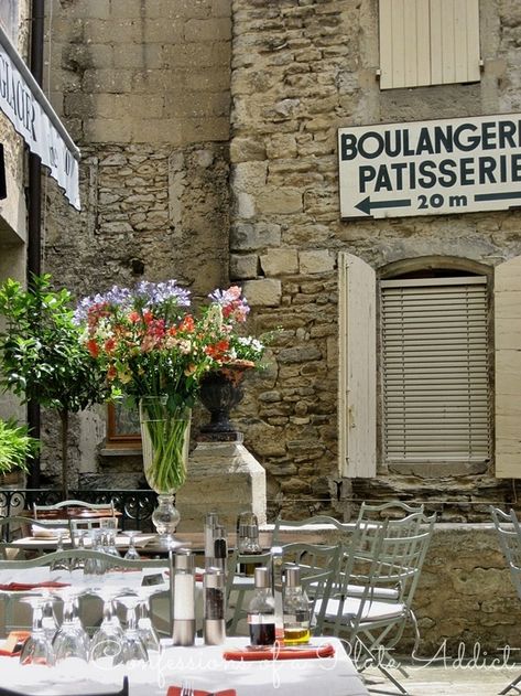 Gordes France, France Provence, Outdoor Cafe, French Cafe, Provence France, French Countryside, French Country Style, French Inspired, South Of France