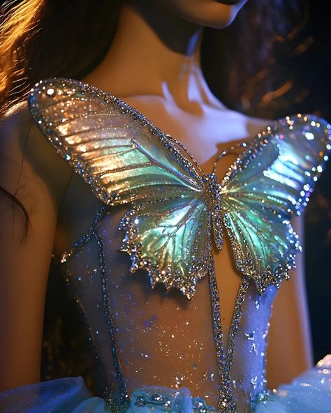 You give me butterflies 🦋 . .. . . . . . . . . . . . #aiartcommunity #ethereal #outfitinspiration #outfitinspo #weddingdress #fashionstyle #hautecouture #couture #aesthetic #tumblraesthetic #fairycore (Butterflies, shimmering, AI art, ethereal outfit, dress, fashion, runway, fairycore) Butterfly Mood Board Fashion, Butterfly Runway Fashion, Butterfly Runway, Ethereal Outfit, Couture Aesthetic, Dreamy Butterfly, Art Ethereal, You Give Me Butterflies, Ethereal Dress