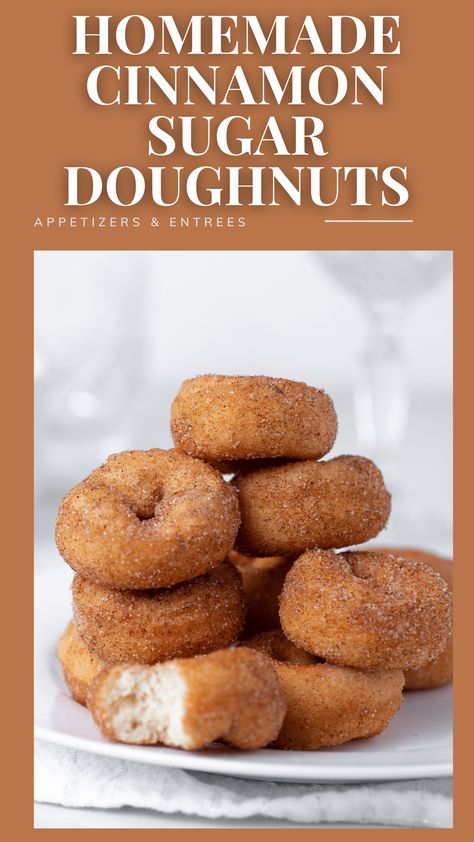 Sugar Doughnut Recipe, Cinnamon Sugar Donut Holes, Cinnamon Milk, Donut Holes, Doughnut Recipe, Cinnamon Sugar, Dry Yeast, Easy Recipe, Donuts