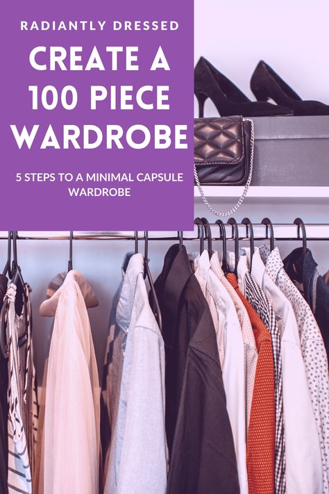 Do you love the idea of a 100 item wardrobe but unsure where to start? 100 items can feel like an ultra minimalist wardrobe, but once you break it down into seasons and items it makes much more sense. Discover the 5 steps to create a 100 piece year round capsule wardrobe. 100 Piece Wardrobe, Soft Summer Capsule Wardrobe, Busy Mom Outfits, Plus Size Wedding Outfits, Radiantly Dressed, Modern Fall Decor Ideas, Year Round Capsule Wardrobe, Minimal Capsule Wardrobe, Radiant Woman