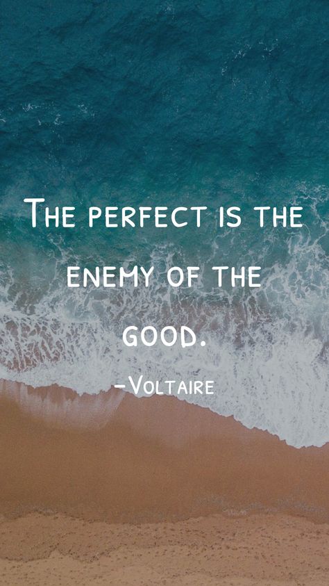 Perfect Is The Enemy Of Good, Pinterest Quotes, Motivation App, Philosophy Quotes, Daily Dose, Philosophy, The Good, Wallpapers, Good Things