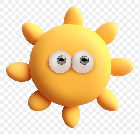 Sun Cartoon, 3d Sun, Aesthetic Pngs, Sun Png, Png Elements, 3d Png, Church Camp, Cartoon Fish, Cartoons Png