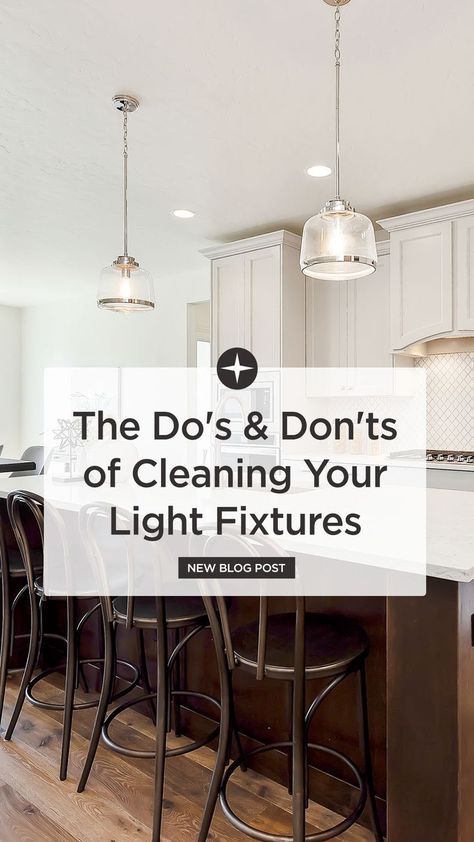 Spring is almost here, which means it's time for spring cleaning. Don't forget your light fixtures as you create your "honey-do" list. Read on for some lighting 101 and practical Do's and Don'ts for maintaining a beautiful light fixture and extending the life of your favorite home lighting Cleaning Light Fixtures, How To Clean Light Fixtures, Polished Nickel Light Fixtures, Nickel Light Fixtures, Silver Light Fixture, Lights Over Island, Bath Light Fixtures, Brushed Nickel Lighting, How To Clean Gold