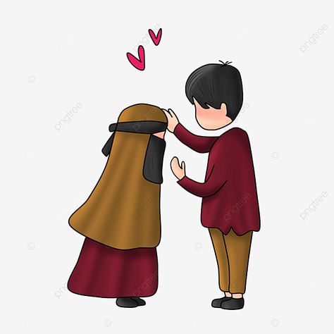 Islamic Couple Dp Cartoon, Islamic Couple Dp, Couple Cartoon Pictures, Couple Png Image, Islam Pictures, Cool Eye Drawings, Couple Png, Eye Drawings, Illustration Couple