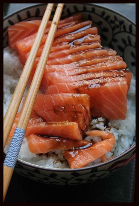 Sashimi Recipe, Sushi Recipes, Think Food, Japan Food, Rice Cooker, Food Obsession, Pretty Food, Food Cravings, A Bowl