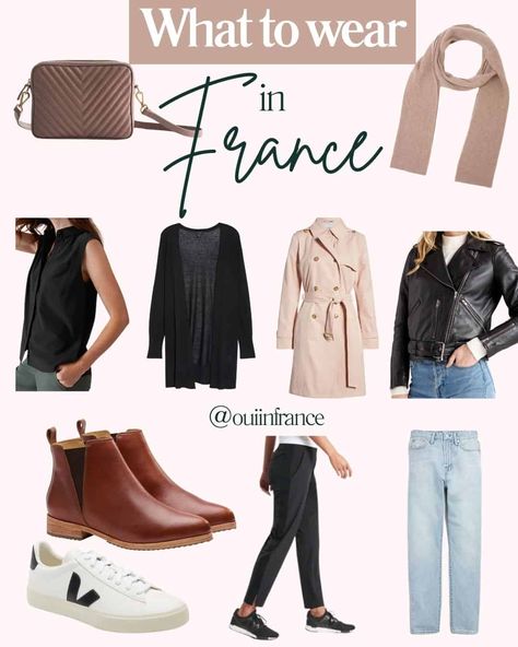 No BS guide on what to wear in France (from someone who's lived here a decade!) France In May Outfits, What To Wear In France, Nisolo Chelsea Boot, France In October, Paris In October, Classic Wardrobe Basics, What To Wear In Paris, French Chic Fashion, Fashion French