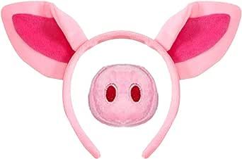 Pig Ears Headband, Pig Costume, Pig Ears, Pig Nose, Ears Headband, Costume Accessories, Bow Tie, Dress Up, Elastic