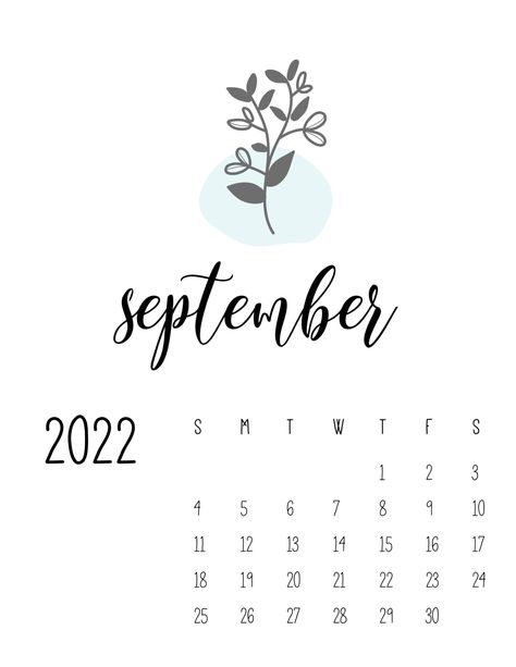 Kalender Aesthetic, Printable Calendar Design, Penanda Buku, September Calendar, Minimalist Calendar, Holiday Templates, Monthly Planner Printable, Printable Calendar Template, Calendar Wallpaper