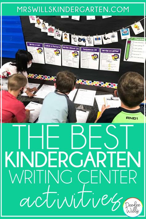 Writing Center Ideas, Kindergarten Writing Center, Writing In Kindergarten, Writing Center Kindergarten, Writing Center Activities, Fall Writing, Writing Centers, Literacy Centers Kindergarten, Study Strategies