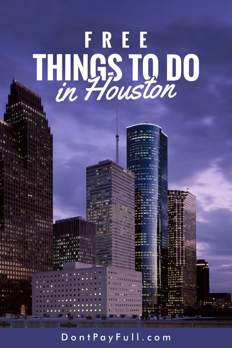 Budget Travel: Top 10+ Fun and Free Things to Do in Houston #DontPayFull Things To Do In Houston, Savings Planner, Travel Tops, Usa Travel Destinations, Free Things To Do, Free Things, Ways To Save Money, Money Saving Tips, Budget Travel