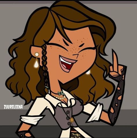 Total Drama Courtney Redesign, Zuureleena Redesigns, Zuureleena Total Drama, Gwen Redesign Total Drama, Tdi Redesigns, Total Drama Courtney, Cartoon Crushes, Y2k Profile Picture, Lion King Art