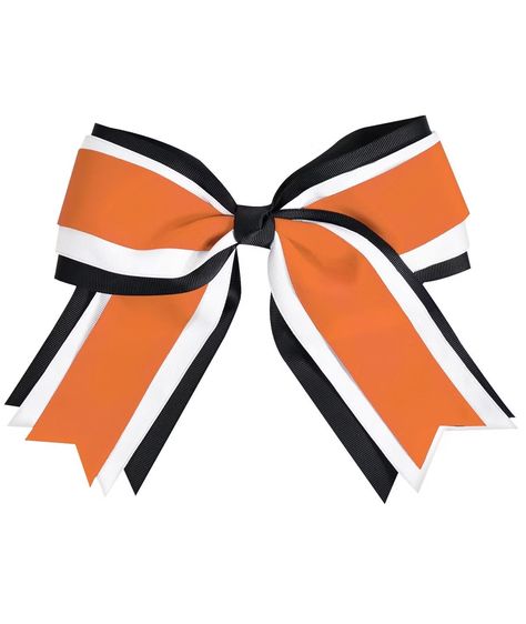 Chasse Jumbo 3-Color Hair Bow - Cheer Bows | Omni Cheer 3 Color Hair, Cheerleader Hair, Cute Cheer Bows, Cheerleading Hair Bows, Cheerleading Bow, Cheer Hair Bows, Glitter Cheer Bow, Cheerleading Bows, Performance Hairstyles