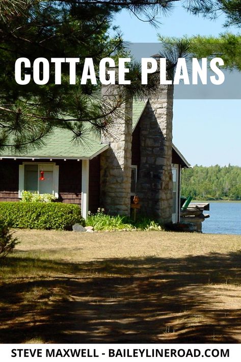 Cottage Plans, Maine Cottage, Lakeside Cottage, Cottage Plan, Home Addition, Lake Cottage, Summer Cottage, Lake Cabins, Cabins And Cottages