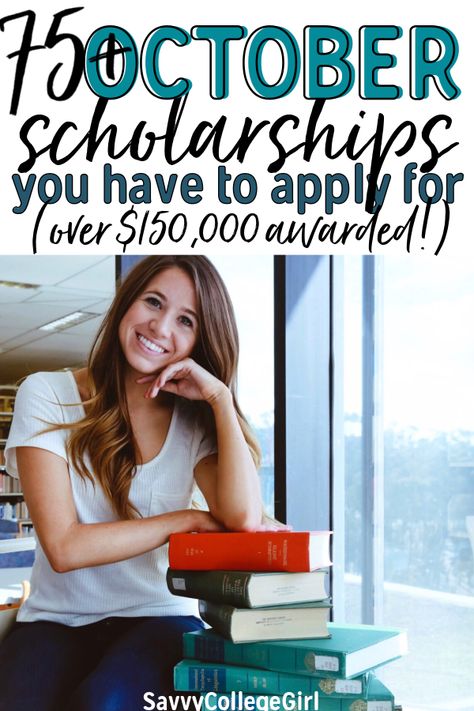 October Scholarships, College Freshman Survival Kit, College Advising, College Help, Scholarships For College Students, College Information, Student Finance, College Resources, Post Secondary Education