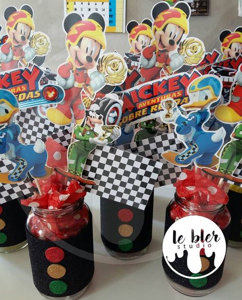 Mickey Racers Birthday Cake, Mickey Mouse Roadster Racers Centerpieces, Mickey And Roadster Racers Party Ideas, Mickey Roadster Racers Birthday Cake, Mickey Mouse Racers Birthday, Mickey And The Roadster Racers Party, Mickey Mouse Roadster Racers Birthday, Mickey Mouse Roadster Racers, Roadster Racers Birthday