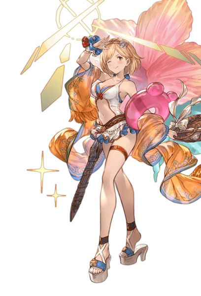 Djeeta (Summer) #granbluefantasy Granblue Fantasy Art, Summer Character, Gaming Things, Grand Blue, Thumbnail Sketches, Anime Games, Funny Gaming, Elsword, Art Fantasy