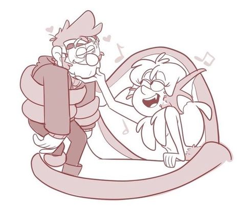 Gravity Falls - Grunkle Ford and mermaid- monster. Monster Falls Dipper, Gravity Falls Base, Gravity Falls Oc, Mystery Trio, Grunkle Ford, Mermaid Monster, Ford Pines, Monster Falls, Stanford Pines