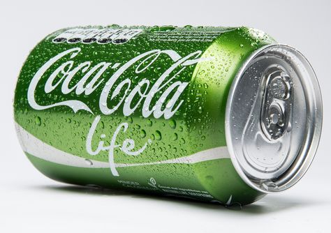 Coca Cola Life on Behance Growing Up In The 2000s, Coca Cola Life, Green Onion, Product Photography, Coca Cola, Beverage Can, Packaging Design, Packaging, Drinks