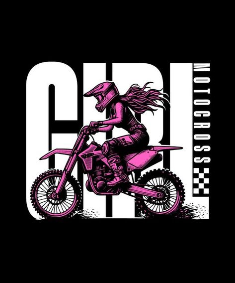 Girl motocross T-Shirt Design Template Motocross T Shirt Design, T Shirt Design Template, Design Techniques, Homescreen Wallpaper, Motocross, T Shirt Design, New Design, Design Template, Shirt Design