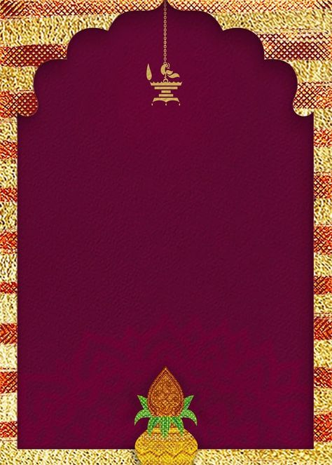 Pooja Invitation Card Background, Puja Invitation Card Design, Gruhapravesham Invitation Card, Pooja Invitation, Puja Invitation, Satyanarayan Pooja, Lagna Patrika, Ganpati Invitation Card, Blank Wedding Invitation Templates