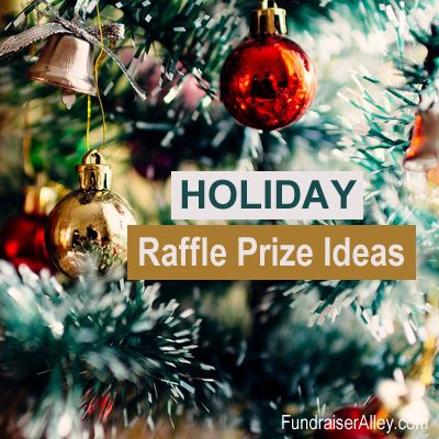 You'll love these ideas for holiday raffle prizes! Raffle Prize Ideas, Holiday Raffle, Prize Ideas, Raffle Prizes, Fundraising Campaign, Fundraising Ideas, Ideas For Christmas, Raise Funds, 12 Days