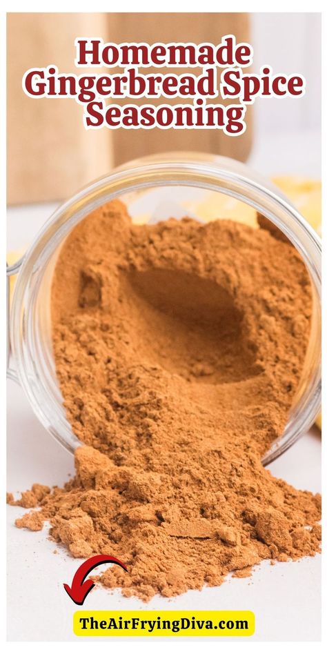 Gingerbread Spice Seasoning Recipe! Gingerbread Spice Recipe, Gingerbread Spice, Easy Gingerbread, Homemade Gingerbread, Seasoning Recipe, Ginger And Cinnamon, Ginger Spice, Homemade Seasonings, Spread Recipes