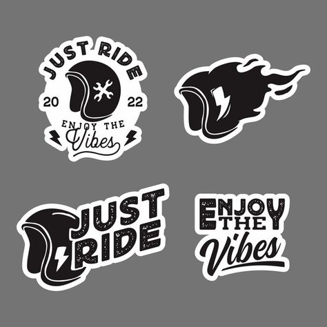 Motor Sticker Design, Motorcycle Logo Design Ideas, Bike Stickers Graphics, Motorcycle Sticker Design Ideas, Cool Sticker Ideas, Motorcycle Graphic Design, Sticker Logo Design, Motorcycle Club Logo, Moto Logo Design