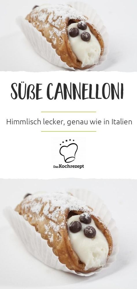 Cannelloni Dessert, Cannoli, Camembert Cheese, Muffins, Dessert, Cheese, Ethnic Recipes, Patisserie