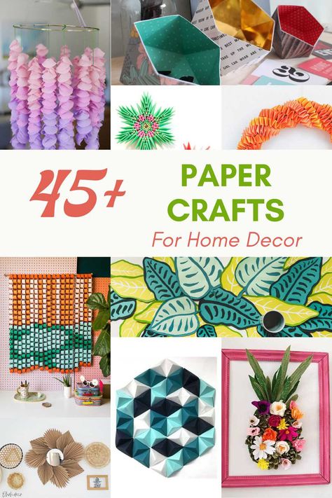 Crafts For Home Decor, Coaster Crafts, Paper Umbrellas, Paper Flower Decor, Paper Wall Art, Diy Origami, Craft Tutorial, Paper Flowers Diy, Easy Paper Crafts