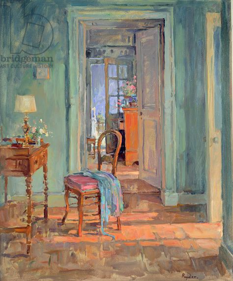 The Dressing Room (oil on canvas) Painting Of A Room, Pink Shawl, Interior Paintings, Interior Illustration, Art Licensing, Traditional Paintings, Interior Art, Dressing Room, Culture Art