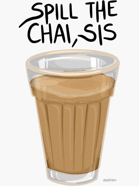 Chai Stickers, Chai Illustration, Coffee Graphics, Chai Coffee, Indian American Weddings, Funny Stick Figures, Tea Illustration, Indian Tea, India Map