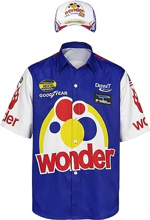 Ricky Bobby Costume, Nascar Party, Talladega Nights, Ricky Bobby, Halloween Party Props, Mens Short Sleeve Shirt, Party Props, Costume Halloween, Easy Wear