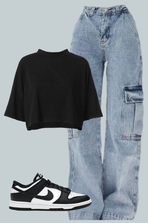 Casual College Outfits, Casual Preppy Outfits, Trendy Outfits For Teens, Everyday Fashion Outfits, Casual Day Outfits, Quick Outfits, Tomboy Style Outfits, Easy Trendy Outfits, Teenager Outfits