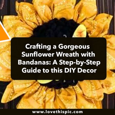 Broken Pot Garden, Sunflower Wreath Diy, Fairy Pots, Bandana Wreath, Sunflower Crafts, Basic Cake, Vanilla Cake Recipe, Diy Roses, Sunflower Wreath