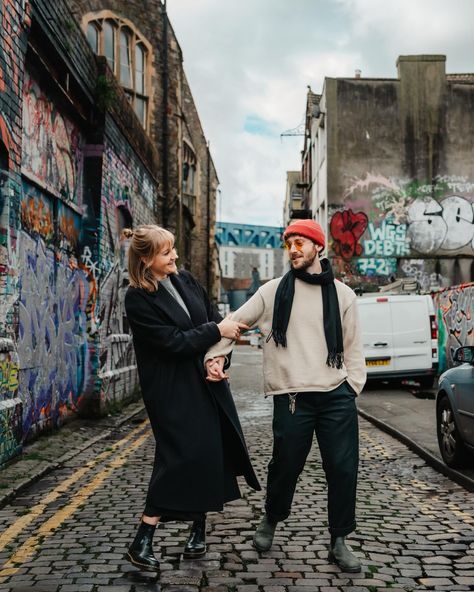 Amber & Jordan | Engagement session in Stokes Croft What a way to spend a Saturday morning in Bristol, spotting graffiti and chatting about wedding plans. Engagement photos aren’t just a way of capturing your excitement in the lead up to your wedding day, but it’s some nice time out of planning to enjoy time together and it makes couple photos on the wedding day seem less daunting 🙌🏻 Picking a location that is reflective of you both is always the fun bit, for Amber & Jordan it was Stokes C... Enjoy Time, Wedding Plans, Uk Wedding, Saturday Morning, Time Out, Bristol, Engagement Session, Engagement Photos, Wedding Planning