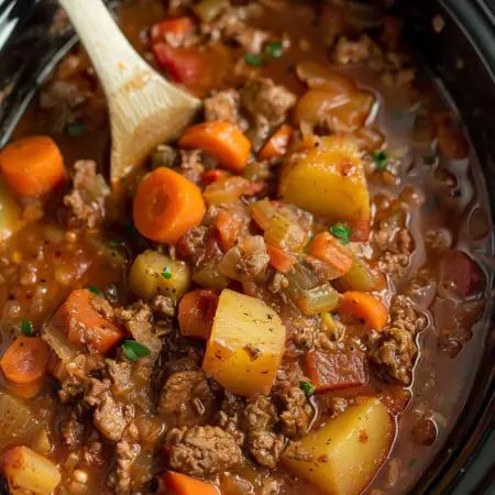 Crockpot Poor Man’s Stew, Slow Cooker Poor Man’s Stew, Poor Man's Stew, Poor Mans Stew, Crockpot Stew, Poor Man, Coconut Curry, Friend Gifts, Vegetarian Options