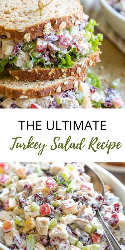 Turkey Salad Wrap, Leftover Turkey Wraps, Best Turkey Salad Recipe, What Can You Make With Leftover Turkey, Turkey Chunks Recipes, Cooked Turkey Recipes Leftovers Healthy, Leftover Turkey Salad Recipes, Thanksgiving Turkey Sandwich Recipes, Slice Turkey Recipes