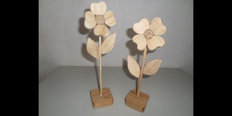 Made Of Wood, Flower Making, No Instagram, Place Card Holders, The Creator, Wood, Flowers, Home Decor, Instagram