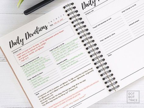 Printable Daily Devotions Daily Devotional Planner Christian Planner Inserts GoodNotes Daily Devotional Journal Template Faith Planner JPG Devotional Journal Template, Daily Devotional Journal Ideas, Devotion Planner, Student Daily Planner, Faith Planner, Free Planner Templates, Daily Planner Inserts, Daily Planner Printables Free, Everyday Planner