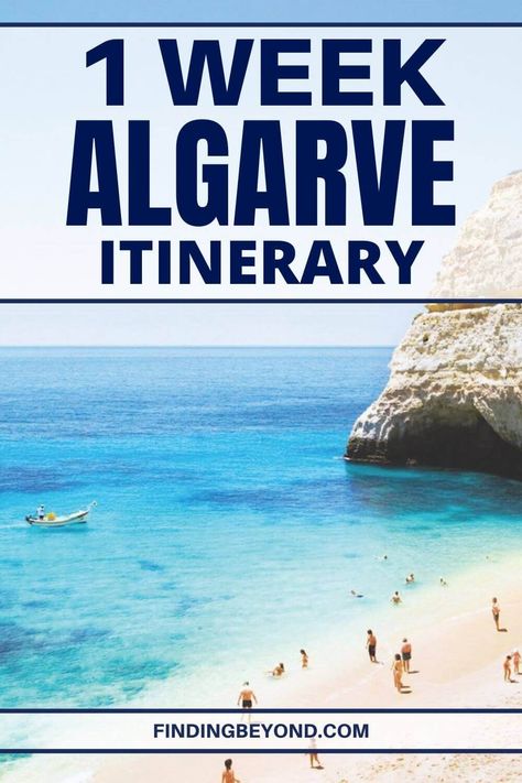 Southern Portugal, European Summer Vacation, Weekend Itinerary, Travel Tops, Quiet Beach, Free Vacations, Algarve Portugal, Coastal Landscape, Seven Days