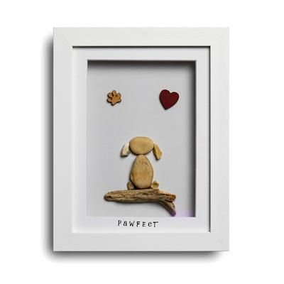 (1) Animals - The Pebble Art Paw Painting Dog Art, Pebble Art Dog, Paw Painting, Mod Podge Crafts, Black And White Dog, Making Crafts, Dog Gift, White Dogs, Cat Colors