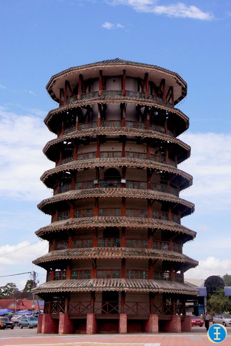 Leaning tower @ Teluk Anson, Perak, Malaysia Perak Malaysia Aesthetic, Ipoh Perak Aesthetic, Bangunan Malaysia, Klcc Tower, Malaysia Architecture, Malaysia Poster, Merman Costume, Teluk Intan, Perak Malaysia