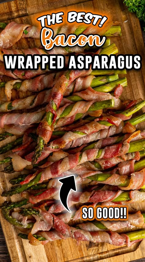 Elevate your appetizer game with our Bacon Wrapped Asparagus! Tender asparagus spears are wrapped in crispy bacon for a perfect combination of flavors and textures. Whether you're hosting a party or looking for a delicious side dish, this easy recipe is sure to impress. Try it today and add a savory twist to any meal! Grilled Bacon Wrapped Asparagus, Bacon Wrapped Asparagus Recipes, Grilled Bacon, Asparagus Wraps, Veggie Recipe, Wrapped Asparagus, Asparagus Bacon, Bacon On The Grill, The Recipe Critic