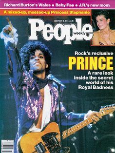 From the PEOPLE Archive: Inside Prince's Risqué – and Secretive – Life http://www.people.com/article/inside-prince-music-career-and-life People Magazine Covers, Prince Music, Guitar Magazine, Rip Prince, Prince Purple Rain, The Secret World, Princess Stephanie, Dearly Beloved, Roger Nelson