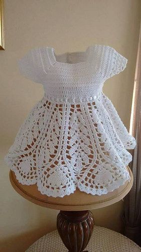 💋💗💗 like and beautiful this model of crochet dress for … | Flickr Crochet Dress Pattern Free, Baby Dress Pattern, Crocheted Dress, Crochet Baby Dress Pattern, Crochet Baby Girl, Crochet Girls, Crochet Baby Clothes, Crochet Baby Dress