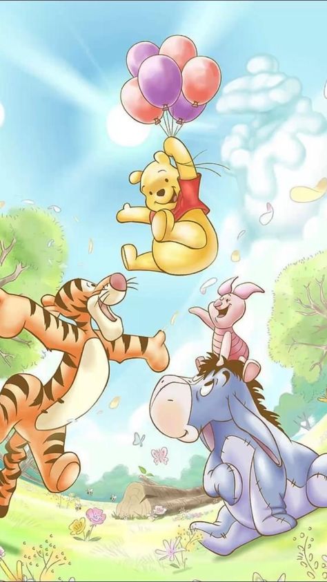 Winnie The Pooh Background, Eeyore Pictures, Winnie The Pooh Drawing, Pooh And Tigger, Winnie The Pooh Cartoon, Winnie The Pooh Pictures, Winnie The Pooh Birthday, Cute Winnie The Pooh, Images Disney