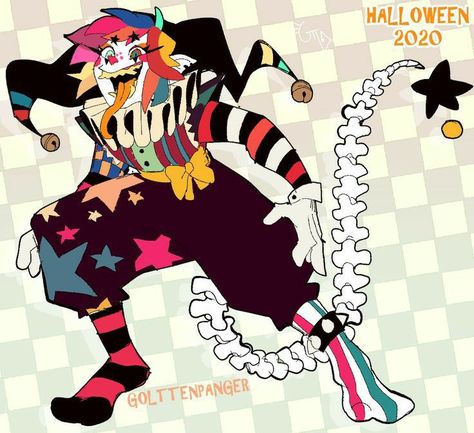 Clown Character Art, Clown Character Design, Character Design Ideas, Clown Character, Clown Halloween, Halloween Clown, Cute Clown, Arte Inspo, Sketchbook Art Inspiration