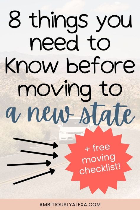 moving out of state Moving States Checklist, Moving Out For The First Time Checklist, Moving Checklist Out Of State, How To Move States, Moving Out Of State Checklist, Budget For Moving Out Of State, Moving To A New State Checklist, Moving Tips Packing, First Apartment Ideas